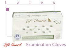 Gloves, Latex, Powder Free,Life Guard Medical Supply